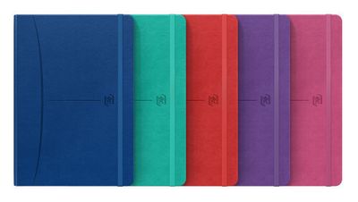 CUADERNO SIGNATURE A5 TAPA EXTRADURA 80H LISO COLORES SURTIDOS VIVOS OXFORD 400163615