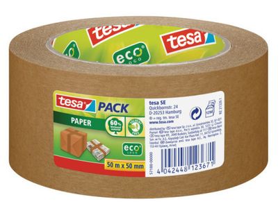 PRECINTO PAPEL ECOLÓGICO MARRON 50MX50MM TESA 57180-00000-02