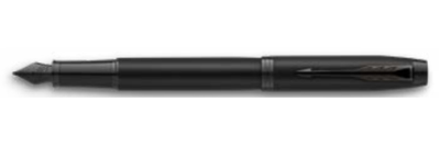 PLUMA IM CUERPO NEGRO MATE/ADORNOS NEGROS MEDIUM PARKER 2127742