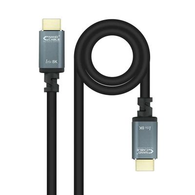 CABLE HDMI 2.1 IRIS 8K AM/AM NANOCABLE 5M BLACK