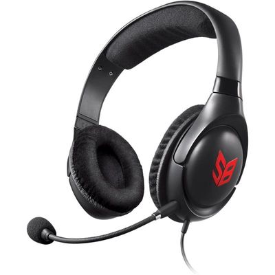 AURICULARES + MICROFONO CREATIVE SB BLAZE GAMING JACK BLACK AURICULARES + MICROFONO CREATIVE SB BLAZE GAMING JACK BLACK