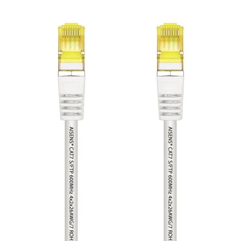 CABLE DE RED CAT.7 S/FTP 1M AISENS WHITE
