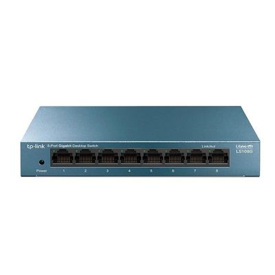 SWITCH TP-LINK GIGABIT 8 PUERTOS LS108GP POE+ METALICO SWITCH TP-LINK GIGABIT 8 PUERTOS LS108GP POE+ METALICO