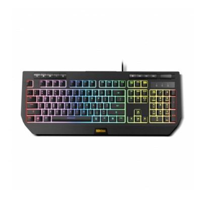 TECLADO + RATON GAMING KROM KRUSHER USB RGB SEMIMECANICO BLACK