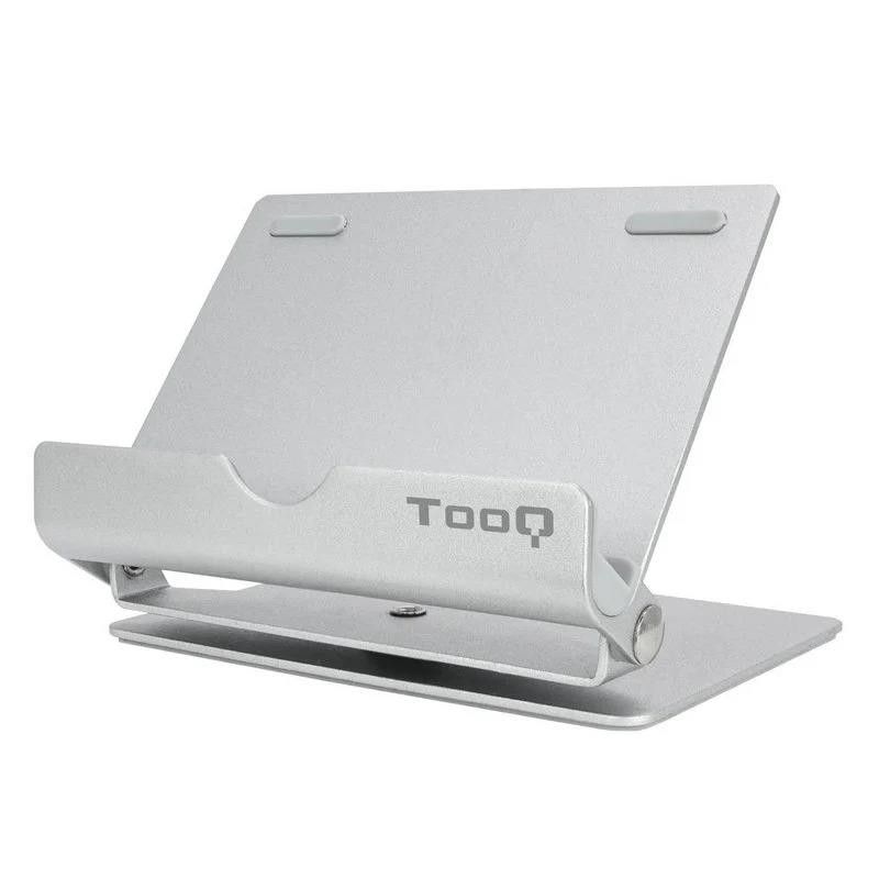 SOPORTE TOOQ SOBREMESA PARA SMARTPHONE/TABLET 10 INCLINABLE/360� SILVER