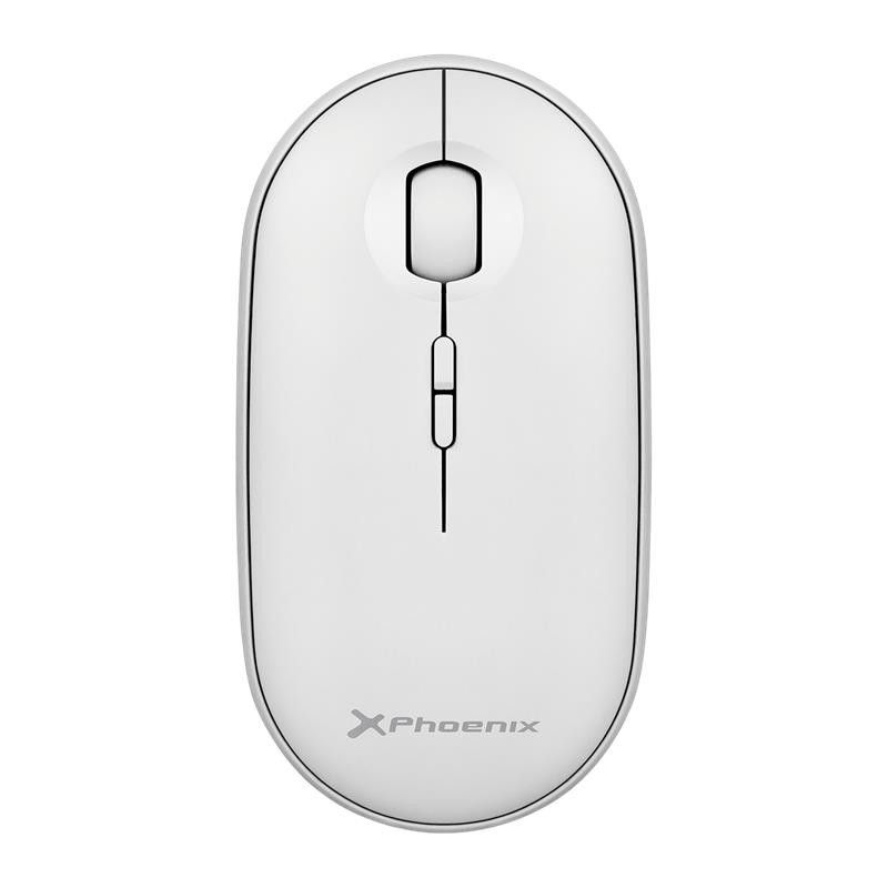 RATON PHOENIX REBBLE SILENT 1600DPI WIRELESS BLUETOOTH RECARGABLE WHITE