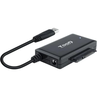ADAPTADOR USB 3.0 USB-A TOOQ DISCO DURO SATA 2.5/3.5 ALIMENTADOR BLACK ADAPTADOR USB 3.0 USB-A TOOQ DISCO DURO SATA 2.5/3.5 ALIMENTADOR BLACK