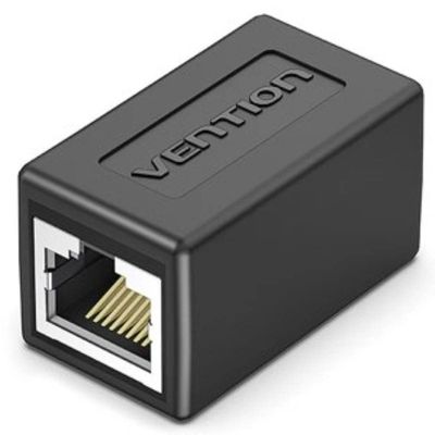 ADAPTADOR VENTION RJ45 CAT.6 FTP HEMBRA - HEMBRA BLACK
