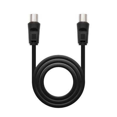 CABLE ANTENA TV 75 OHM M-H 1.8 M NANOCABLE BLACK
