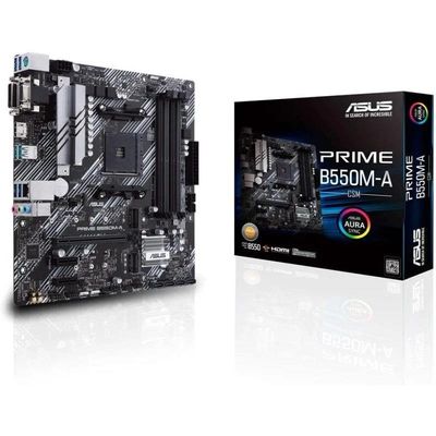 PLACA BASE ASUS PRIME B550M-A CSM AM4 MATX 4XDDR4 VGA HDMI DVI PLACA BASE ASUS PRIME B550M-A CSM AM4 MATX 4XDDR4 VGA HDMI DVI