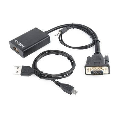 CABLE CONVERSOR GEMBIRD SVGA A HDMI BLACK CABLE CONVERSOR GEMBIRD SVGA A HDMI BLACK