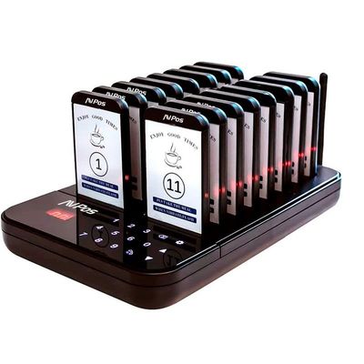 AVISADOR DE CLIENTES AVPOS 16 UDS + BASE DE CARGA AVISADOR DE CLIENTES AVPOS 16 UDS + BASE DE CARGA