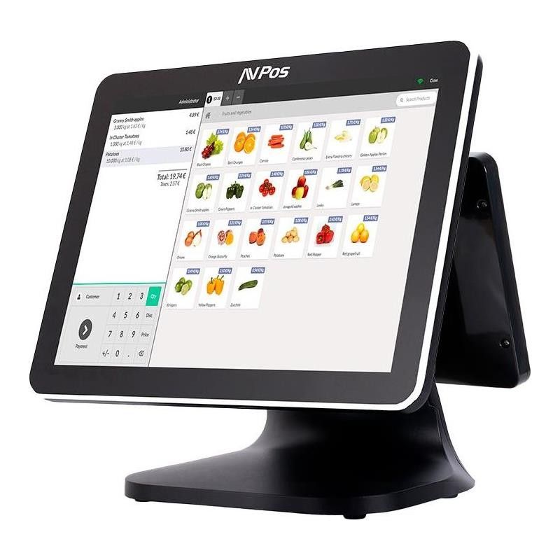 TPV AVPOS K5000 15 ALUMINIO TACTIL INTEL N100/8GB/SSD128GB/WIFI/2�PANT 3YR