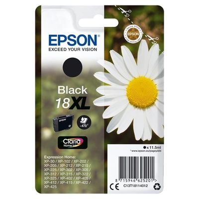 TINTA EPSON C13T18114012 BLACK 18XL TINTA EPSON C13T18114012 BLACK 18XL