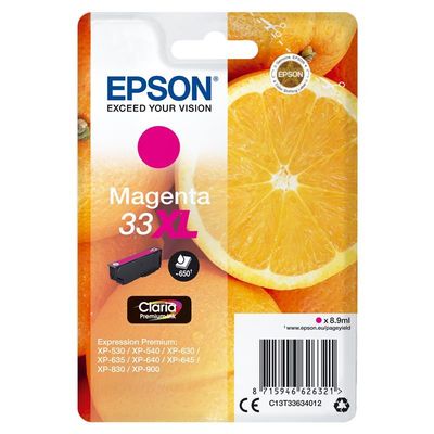 TINTA EPSON C13T33634012 MAGENTA XL 33XL TINTA EPSON C13T33634012 MAGENTA XL 33XL