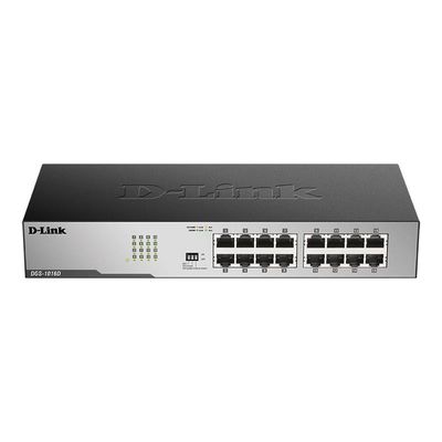 SWITCH D-LINK GIGABIT 16 PORTS DGS-1016D RACK SWITCH D-LINK GIGABIT 16 PORTS DGS-1016D RACK