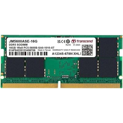 MEMORIA SODIMM 16GB TRANSCEND DDR5 5600MHZ MEMORIA SODIMM 16GB TRANSCEND DDR5 5600MHZ