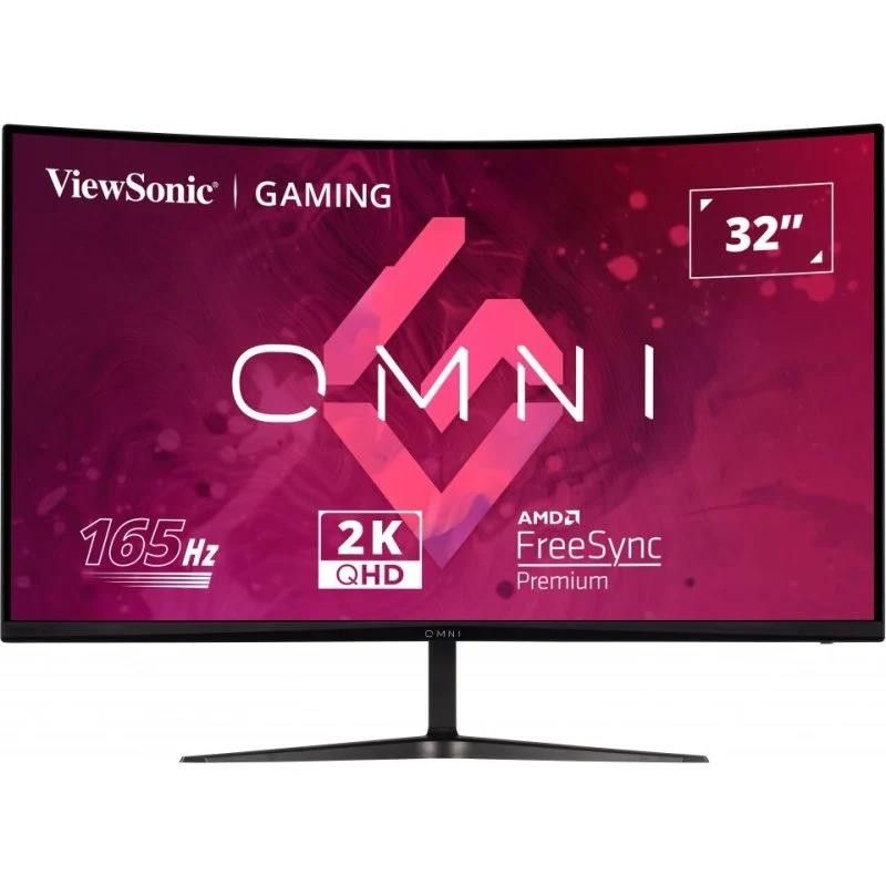 MONITOR GAMING VIEWSONIC 32� 165HZ QHD CURVO MULTIM ERGO HDMI DP 3YR GAR