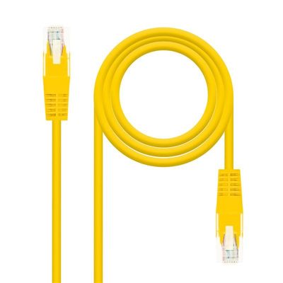 CABLE DE RED CAT.6 UTP 1M NANOCABLE YELLOW CABLE DE RED CAT.6 UTP 1M NANOCABLE YELLOW