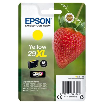TINTA EPSON C13T29944012 YELLOW 29XL TINTA EPSON C13T29944012 YELLOW 29XL