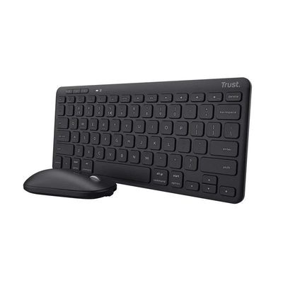 TECLADO + RATON TRUST LYRA TKL WIRELESS MULTIDISPOSITVO BLACK TECLADO + RATON TRUST LYRA TKL WIRELESS MULTIDISPOSITVO BLACK