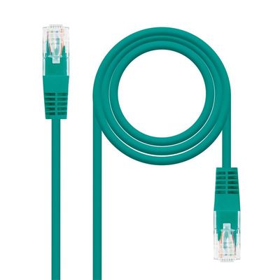 CABLE DE RED CAT.6 UTP FLEX 2M NANOCABLE GREEN CABLE DE RED CAT.6 UTP FLEX 2M NANOCABLE GREEN
