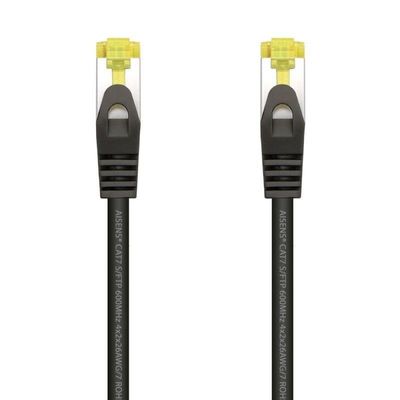 CABLE DE RED CAT.7 S/FTP 0.5M AISENS BLACK CABLE DE RED CAT.7 S/FTP 0.5M AISENS BLACK