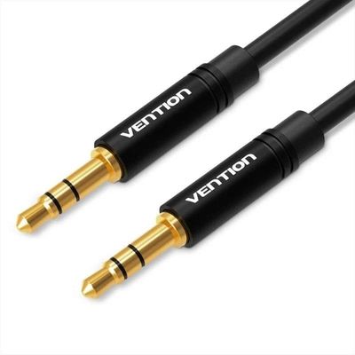 CABLE AUDIO VENTION JACK 3.5/M - JACK 3.5/M ACODADO 1M BLACK CABLE AUDIO VENTION JACK 3.5/M - JACK 3.5/M ACODADO 1M BLACK