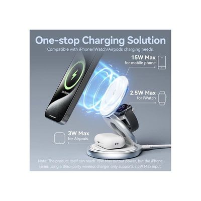 BASE CARGADOR VENTION SMARTPHONE/APPLE WATCH/AURICULARES WIRELESS SILVER BASE CARGADOR VENTION SMARTPHONE/APPLE WATCH/AURICULARES WIRELESS SILVER