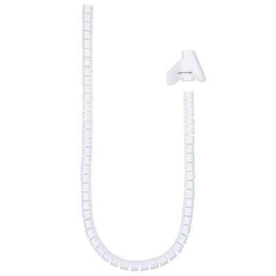 ORGANIZADOR DE CABLE NANOCABLE FLEXIBLE 25MM 1M WHITE ORGANIZADOR DE CABLE NANOCABLE FLEXIBLE 25MM 1M WHITE