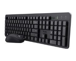 TECLADO + RATON TRUST ODY II WIRELESS SILENT BLACK