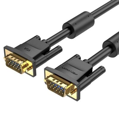CABLE SVGA VENTION VGA/M - VGA/M 1.5M BLACK CABLE SVGA VENTION VGA/M - VGA/M 1.5M BLACK