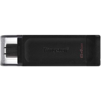 PEN DRIVE 64GB KINGSTON USB-C 3.1 BLACK PEN DRIVE 64GB KINGSTON USB-C 3.1 BLACK