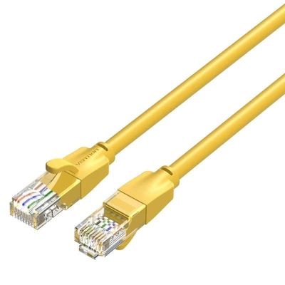 CABLE DE RED CAT6 UTP 1M VENTION YELLOW CABLE DE RED CAT6 UTP 1M VENTION YELLOW