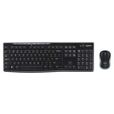 TECLADO + RATON LOGITECH MK270 WIRELESS BLACK TECLADO + RATON LOGITECH MK270 WIRELESS BLACK
