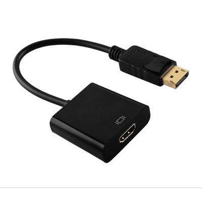 CABLE CONVERSOR ONEWAY DISPLAYPORT A HDMI DP/M-HDMI/H 15CM BLACK CABLE CONVERSOR ONEWAY DISPLAYPORT A HDMI DP/M-HDMI/H 15CM BLACK