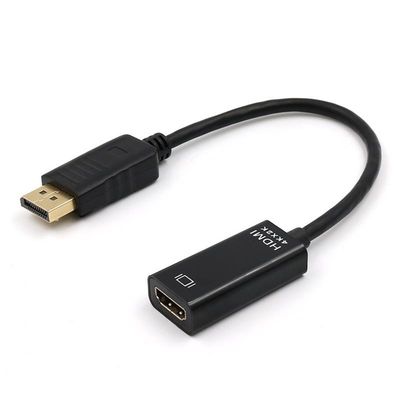 CABLE CONVERSOR ONEWAY DISPLAYPORT A HDMI DP/M-HDMI/H 4K 15CM BLACK CABLE CONVERSOR ONEWAY DISPLAYPORT A HDMI DP/M-HDMI/H 4K 15CM BLACK