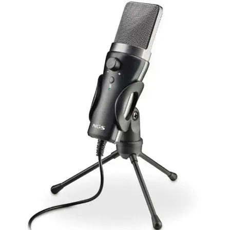 MICROFONO NGS MS120USB USB TRIPODE BLACK
