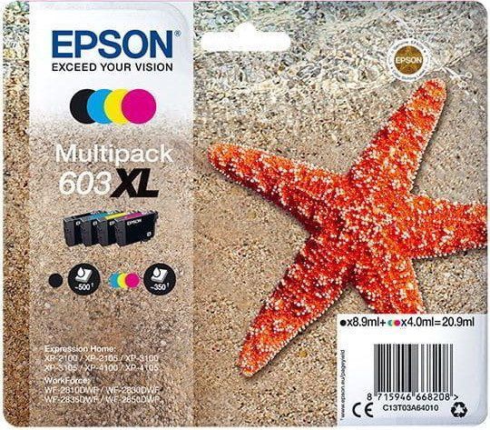 TINTA EPSON C13T03A64010 MULTIPACK T03A6 Nº 603XL