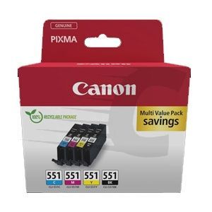 TINTA CANON MULTIPACK 4 COLORES CLI-551