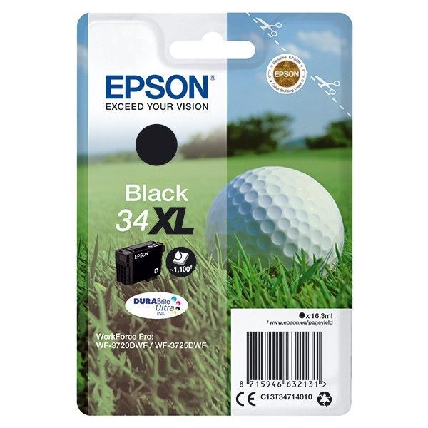 TINTA EPSON C13T34714010 BLACK 34XL DURABRITE ULTRA T3471