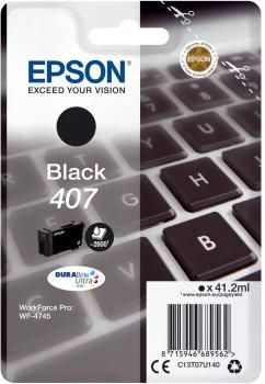 TINTA EPSON C13T07U140 L T07U1 BLACK WF-4745DTWF 407L