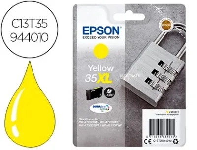 TINTA EPSON C13T35944010 YELLOW 35XL DURABRITE ULTRA T3594