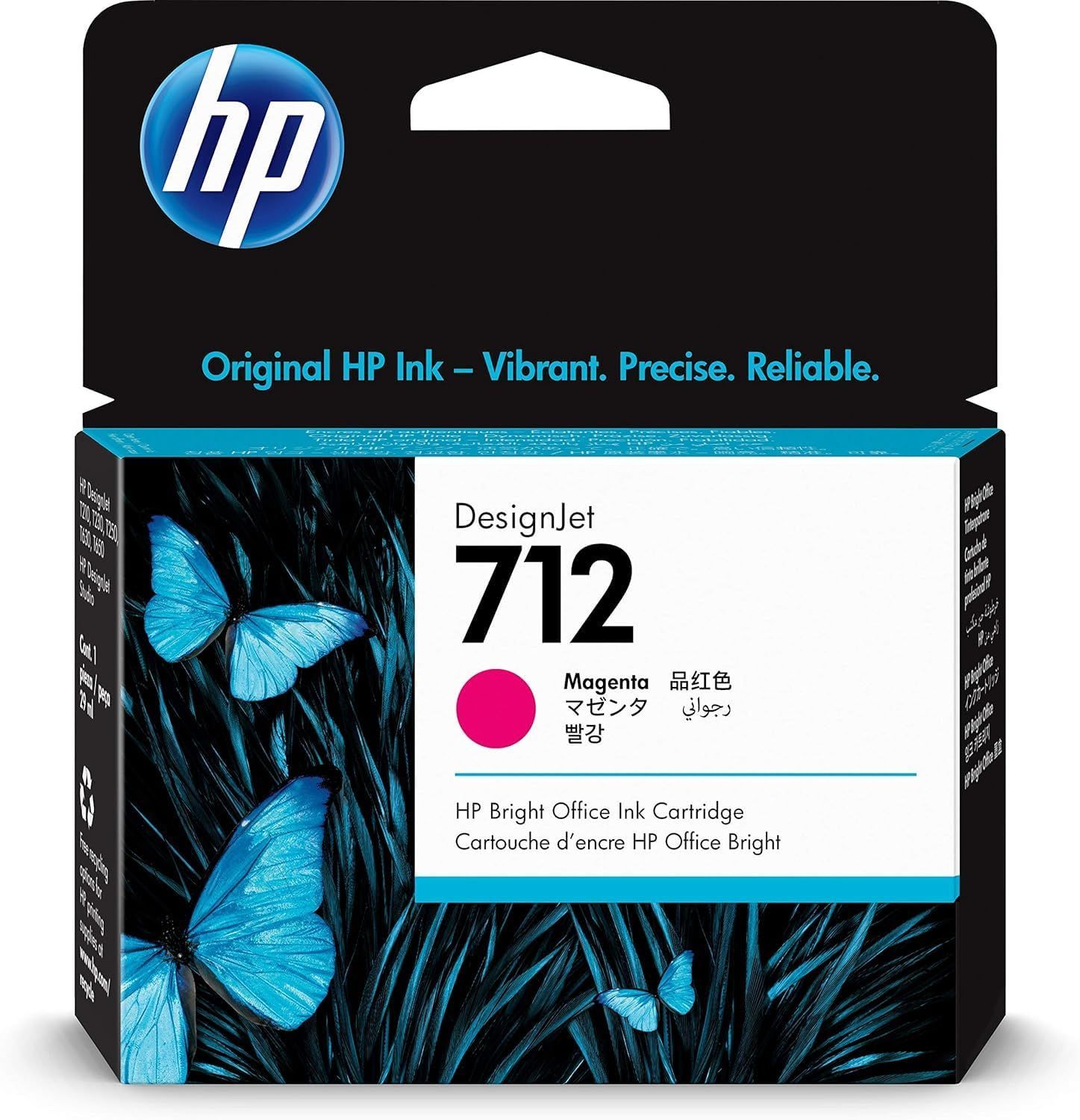 TINTA HP 712 3ED68A MAGENTA
