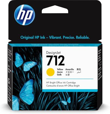 TINTA HP 712 3ED69A YELLOW