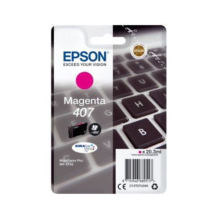 TINTA EPSON C13T07U340 L T07U3 MAGENTA WF-4745DTWF 407L