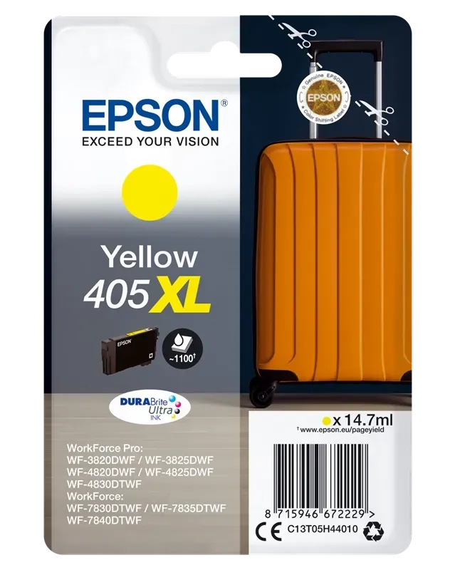 TINTA EPSON C13T05H44010 T05H4 YELLOW 405XL