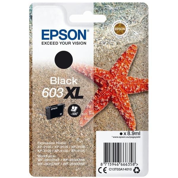 TINTA EPSON C13T03A14010 BLACK T03A1 Nº 603XL