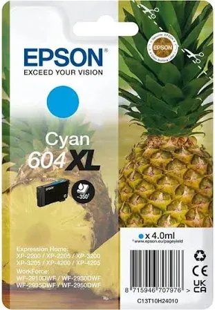 TINTA EPSON C13T10H2401 T10H2 CYAN 604XL