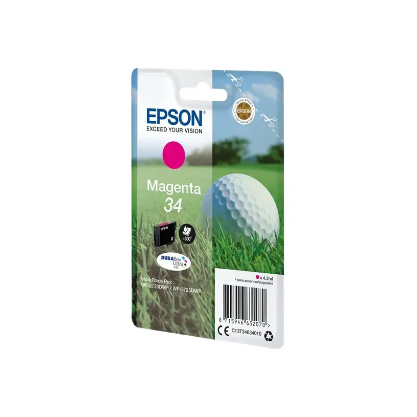 TINTA EPSON C13T34734010 MAGENTA 34XL DURABRITE ULTRA T3472